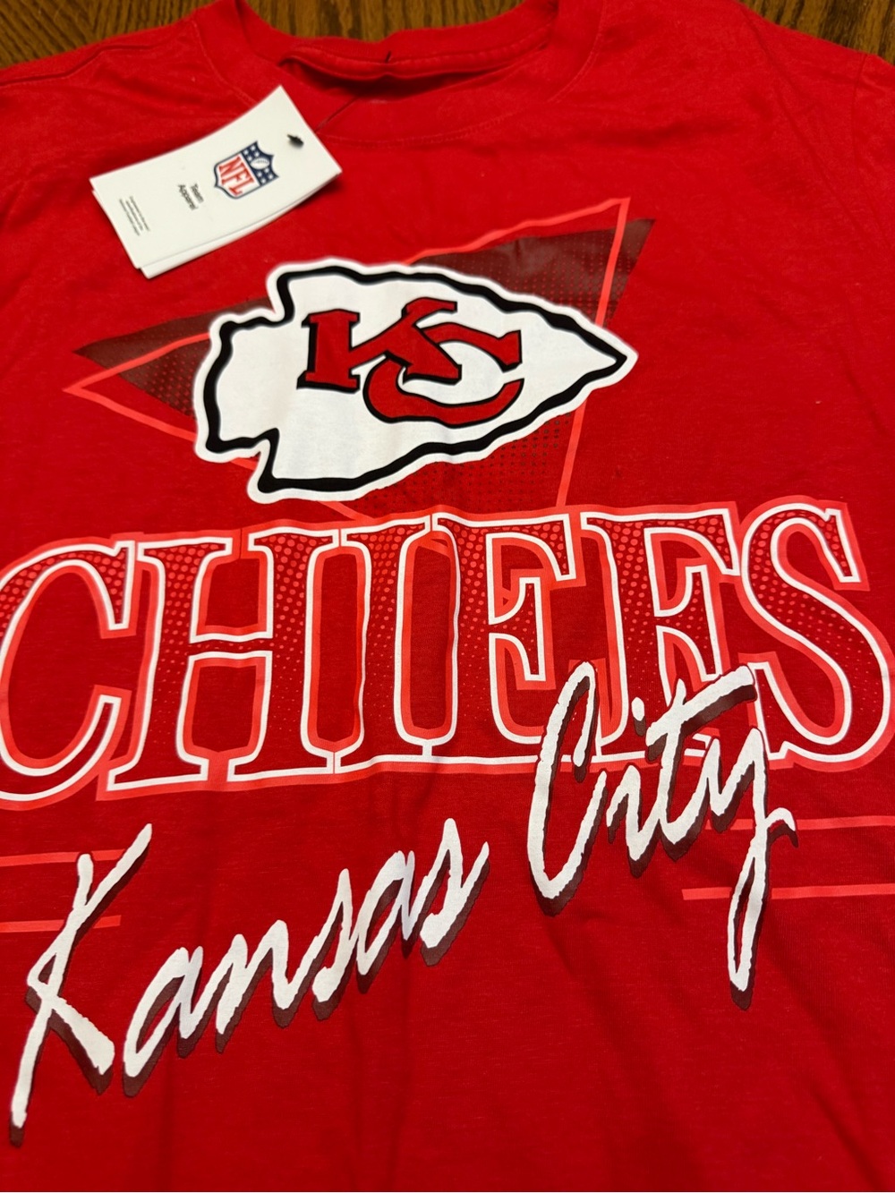 New with Tags Nike Kansas City Chiefs Red Long Sleeve Tee -l - Picture 3 of 6